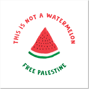 Palestine Watermelon, This is Not a Watermelon Posters and Art